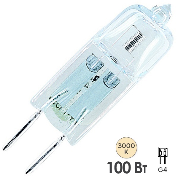 Лампа галогенная капсульная Osram 64460 U AX 100W 24V GY6.35