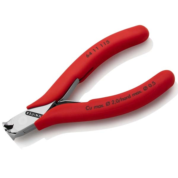 Кусачки торцевые Knipex для электроники без фаски 115мм