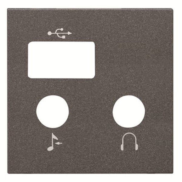 Накладка для механизма медиа-комбайна (арт.9368.3) Zenit антрацит (N2268.3 AN)