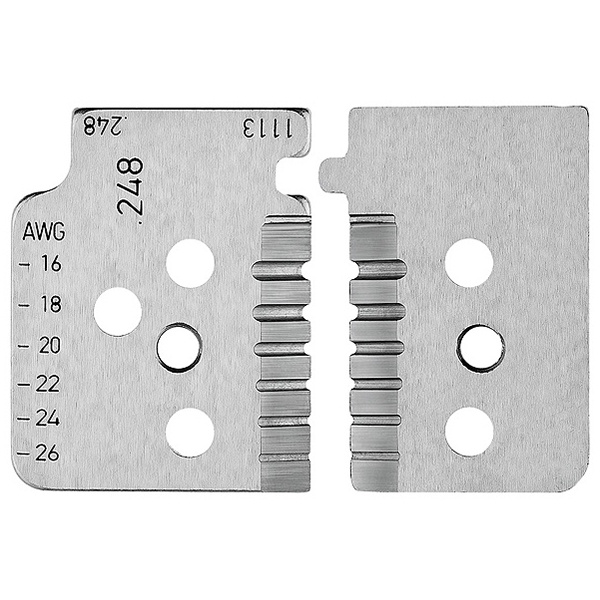 1 пара запасных ножей Knipex для 12 12 14