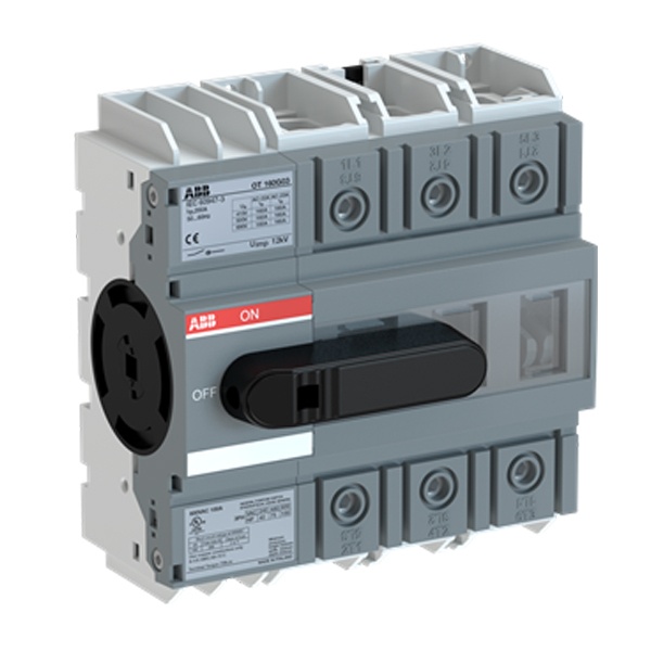 Рубильник ABB OT160G03K 3-х полюсный на 160A (с фронтальной ручкой YAST1) (выключатель нагрузки)
