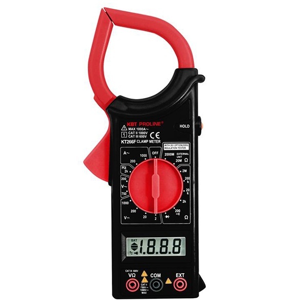 Токоизмерительные клещи КВТ цифровые KT 266F Proline c основным набором функций