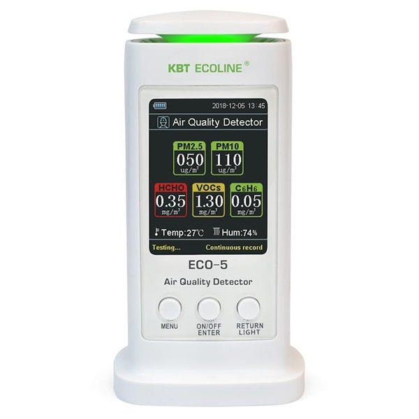Анализатор воздуха КВТ ECO-5 ECOLINE для определения содержания в воздухе частиц и примесей