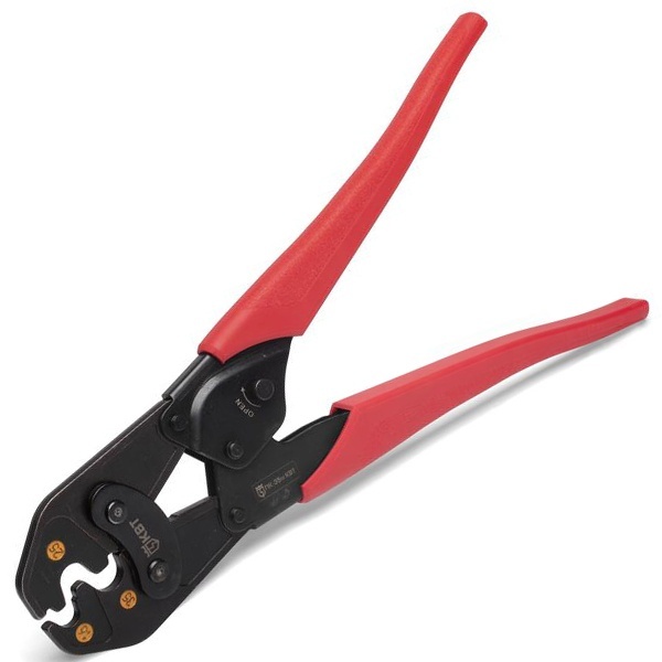 Пресс-клещи КВТ ПК-35м Профи (кримпер) для опрессовки неизолированных наконечников 10-35 мм2