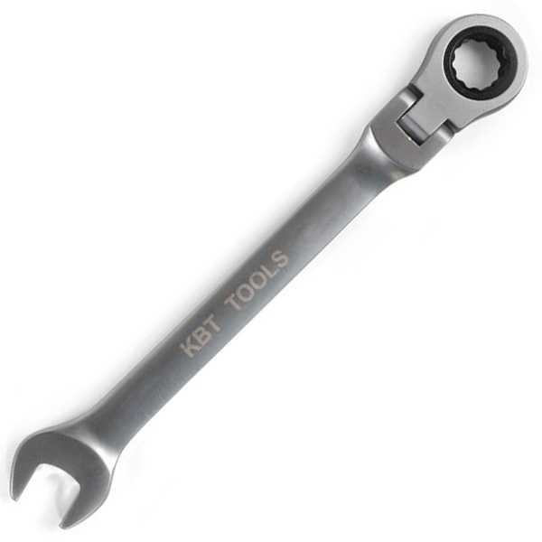 Ключ гаечный комбинированный трещоточный с шарниром серии KBT-PROFESSIONAL 13мм