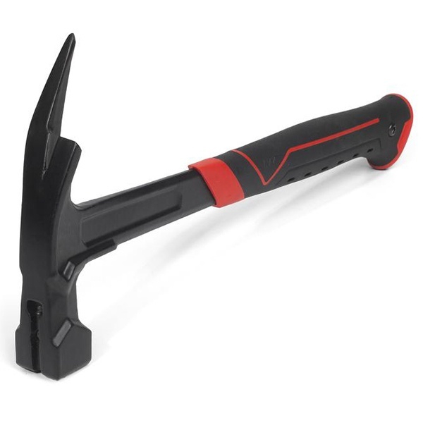 Молоток КВТ кровельщика цельнокованый с гвоздодером, Профи МКК-600 двухкомпонентная рукоятка