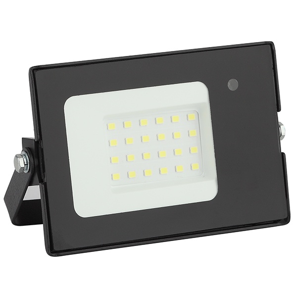 Прожектор светодиодный ЭРА LPR-041-1-65K-020 20W 1400Lm 6500K датчик движ нерегулируемый 122x75x35mm