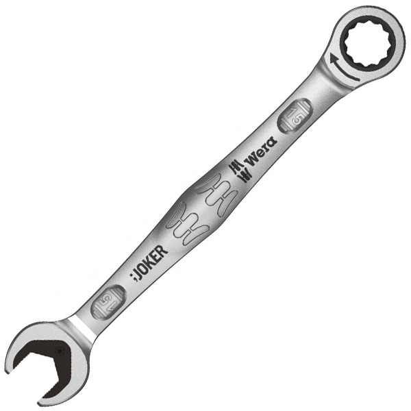 Ключ гаечный комбинированный с трещоткой Wera 6000 Joker 15мм