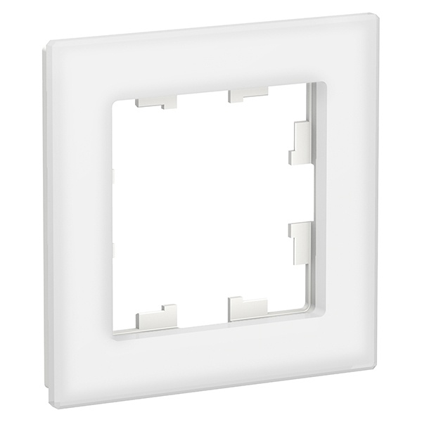 Рамка SE AtlasDesign Nature 1 пост, оргстекло белый