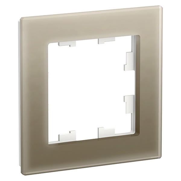 Рамка SE AtlasDesign Nature 1 пост, оргстекло шампань