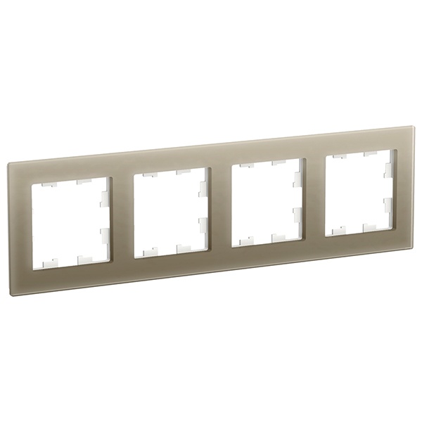 Рамка SE AtlasDesign Nature 4 поста, оргстекло шампань