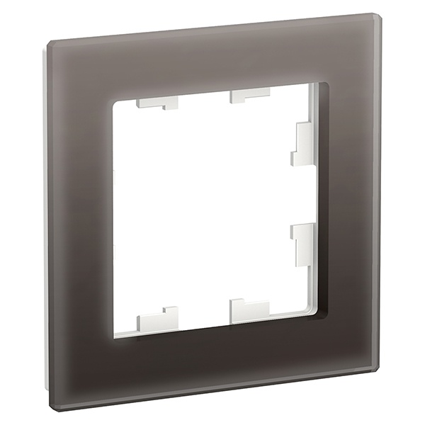 Рамка SE AtlasDesign Nature 1 пост, оргстекло мокко