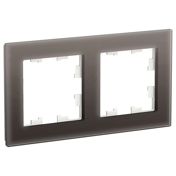 Рамка SE AtlasDesign Nature 2 поста, оргстекло мокко