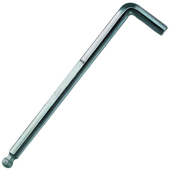 Шестигранный Г-образный ключ Wera метрический, хромированный, Hex-Plus, 10.0 mm 950 PKL