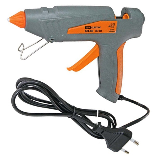 Пистолет клеевой TDM КП-80 Алмаз 80Вт 11мм с подставкой