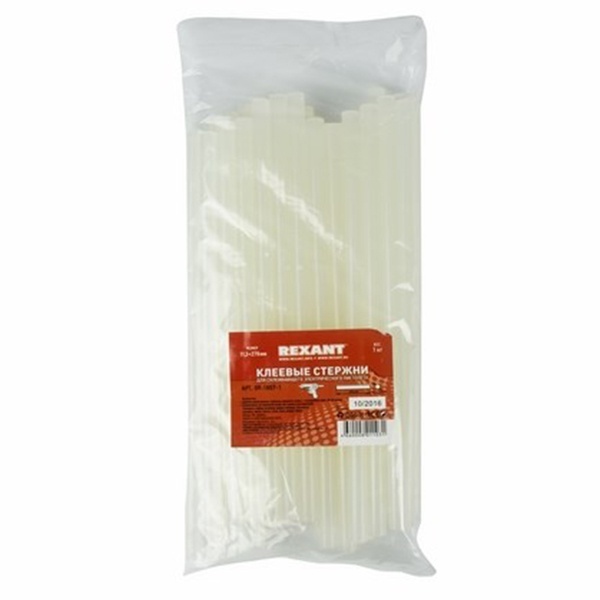 Клеевые стержни Rexant 11мм 270мм прозрачные (упак. 1 кг)