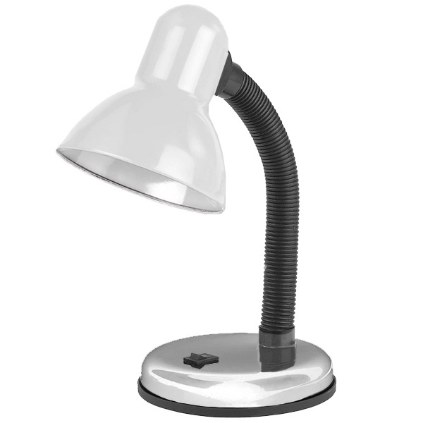 Светильник настольный ЭРА N-120-E27-40W-W белый