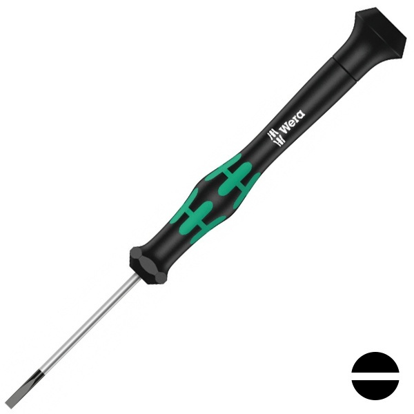 Отвертка Wera плоская шлицевая 0.40 x 2.5 x 50mm для электроники Kraftform Micro 2035 SL