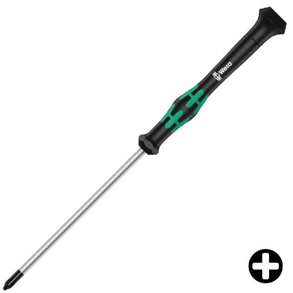 Отвертка Wera крестовая PH 00 x 40mm для электроники  Kraftform Micro 2050 PH