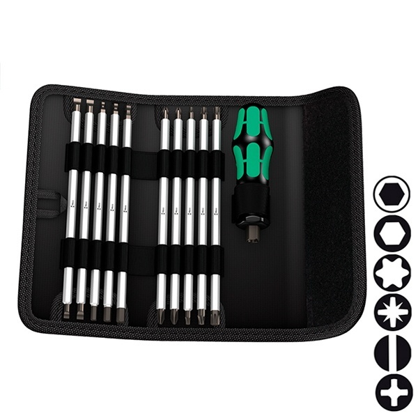 Набор Wera Vario с ручкой-держателем и 10 комбинированными рабочими концами 88/1