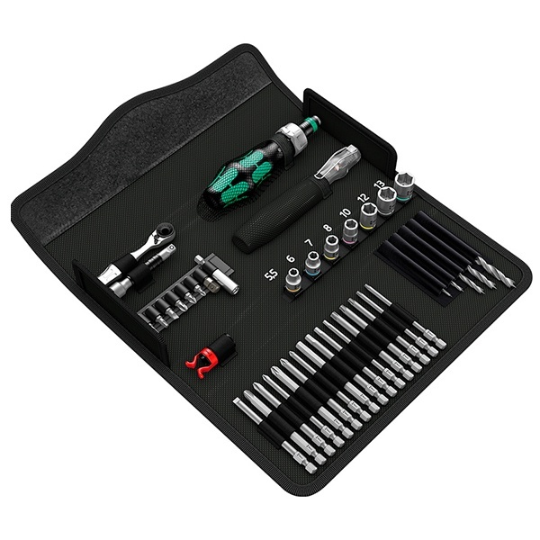 Набор инструментов Wera Kraftform Kompakt H 1 работы по дереву, 41 деталь