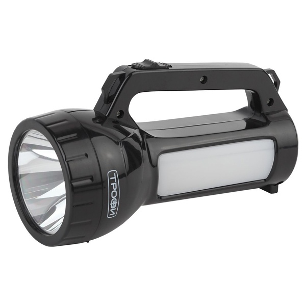 Фонарь прожектор Трофи PA-504 аккумулятор 4V 1000Ah, 1 SMD LED, боковой свет 24 SMD LED 505630602820