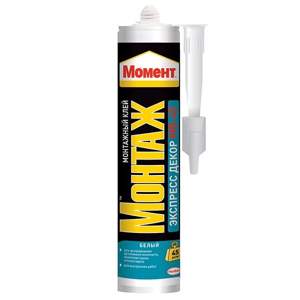 Клей Момент Монтаж Экспресс Декор 400г 989415 / 4600611214030