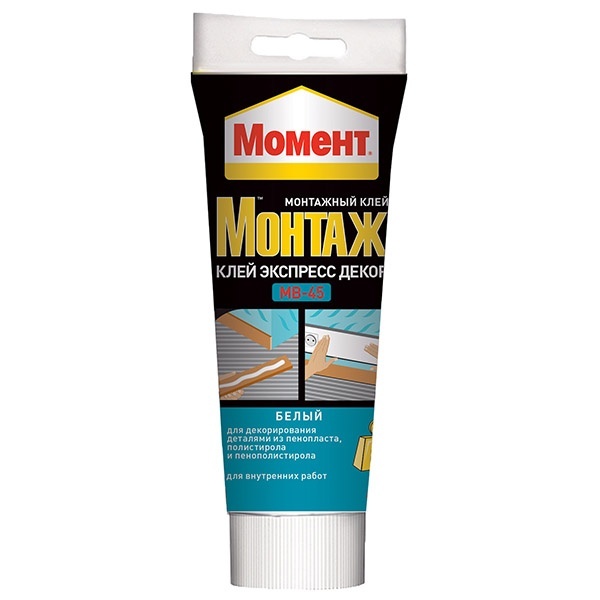 Клей Момент Монтаж Экспресс Декор МB-45 250г 1192822 / 4600611214535