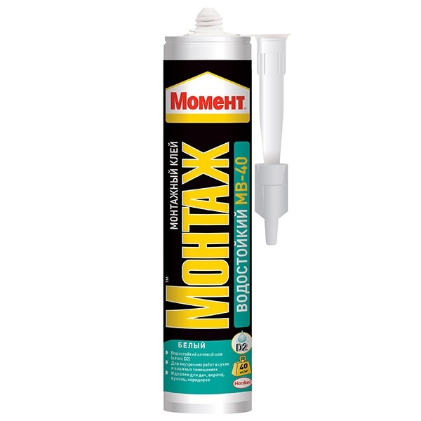 Клей Момент Монтаж Водостойкий МВ-40 300г 1874633 / 4600611220628