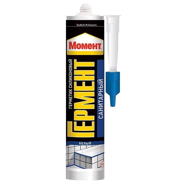 Герметик Момент Гермент силиконовый санитарный белый 280мл 2033215 / 4600611313894
