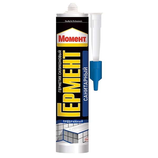 Герметик Момент Гермент силиконовый санитарный прозрачный 280мл 1998756 / 4600611313870