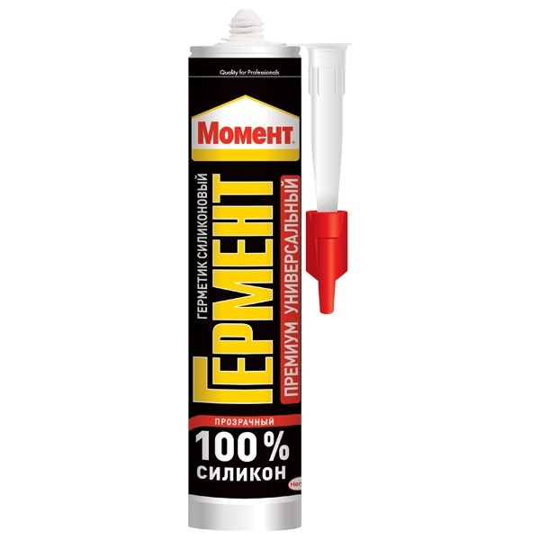 Герметик Момент Гермент премиум силиконовый универсальный прозрачный 280мл 1998755 / 4600611313917