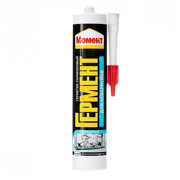 Герметик Момент Гермент силиконовый для аквариумов прозрачный 280мл 1997824 / 4600611313856