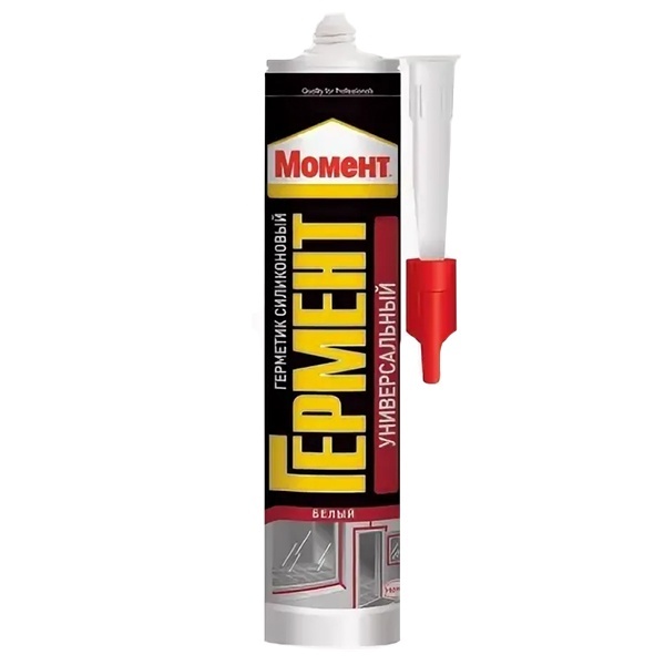 Герметик Момент Гермент силиконовый универсальный белый 280мл 2048977 / 4600611313979