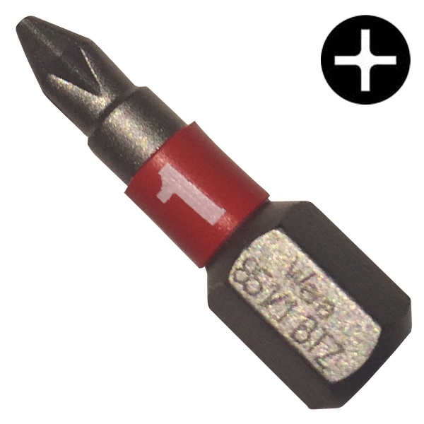 Бита Wera крестовая PH1 x 25mm 851/1 BTZ