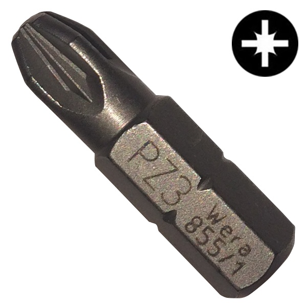Бита Wera крестовая PZ3 x 25mm 855/1 Z