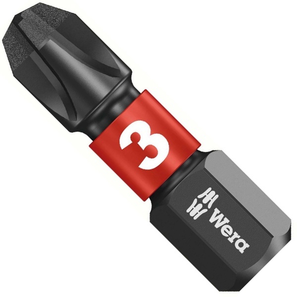 Бита Wera крестовая ударная PH3 x 25mm 851/1 IMP DC Impaktor