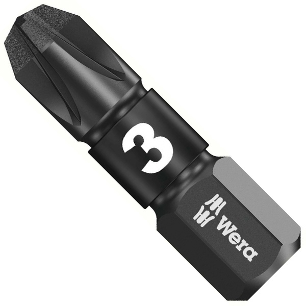 Бита Wera крестовая ударная PZ3 x 25mm 855/1 IMP DC Impaktor