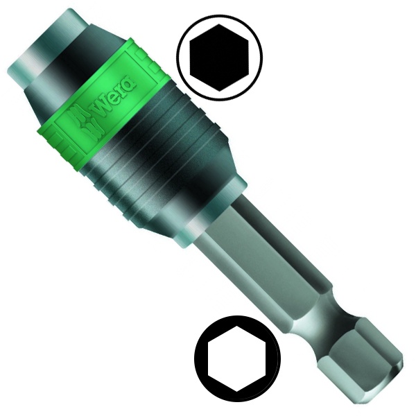 Держатель для бит Wera 1/4 дюйма, 50mm Rapidaptor 888/4/1 K