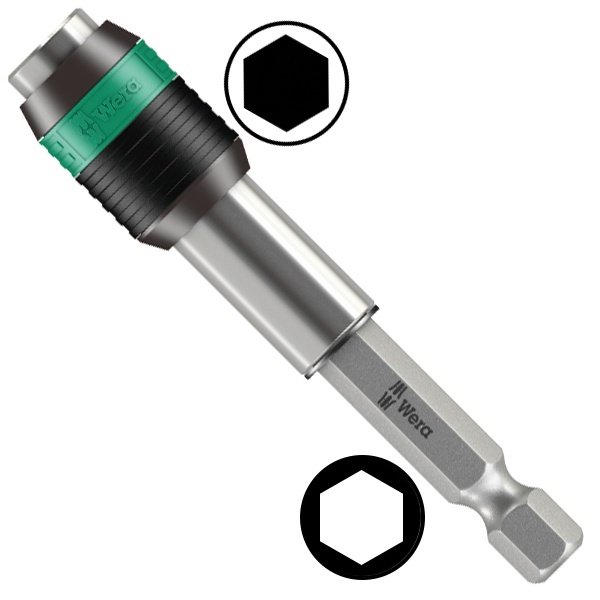 Держатель для бит Wera 1/4 дюйма магнитный, 75mm Rapidaptor 889/4/1