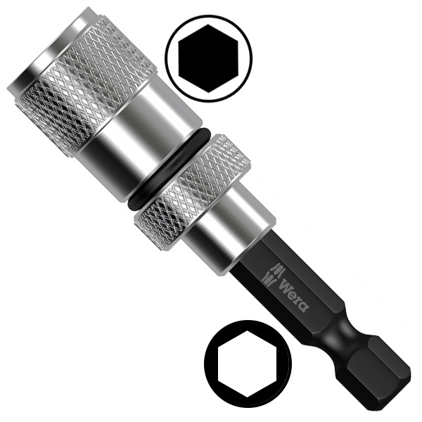 Держатель для бит Wera 1/4 дюйма с ограничителем длины, 50mm 896/4/1 SB