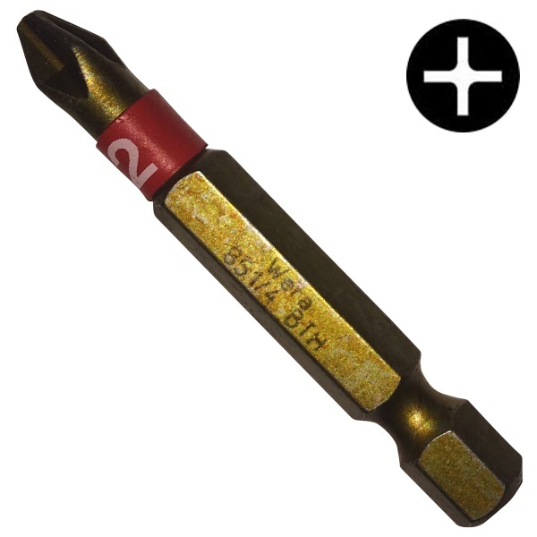 Бита Wera крестовая PH2 x 50mm 851/4 BTH