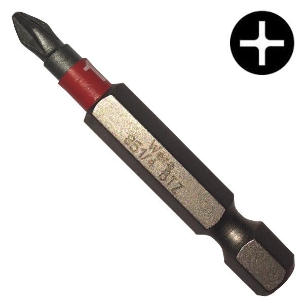 Бита Wera крестовая PH1 x 50mm 851/4 BTZ