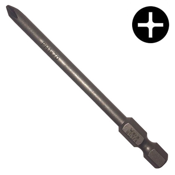 Бита Wera крестовая PH1 x 70mm 851/4 Z