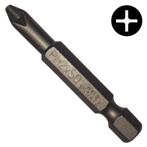 Бита Wera крестовая PH2 x 50mm 851/4 TZ