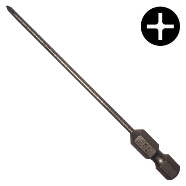 Бита Wera крестовая PH00 x 89mm 851/4 J