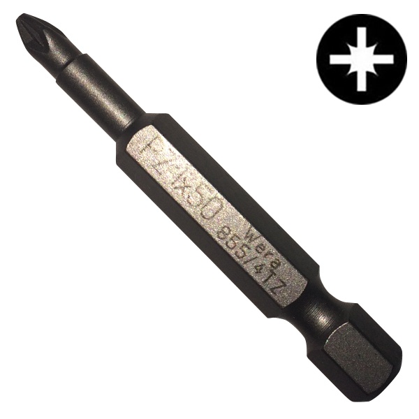 Бита Wera крестовая PZ1 x 50mm 855/4 TZ