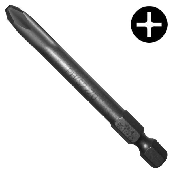 Бита Wera крест/шлиц PlusMinus PH/S 2 x 70mm 851/4