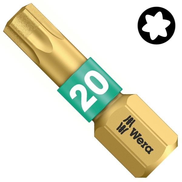 Бита Wera звездочка TORX BiTorsion TX 20 x 25mm 867/1 BDC