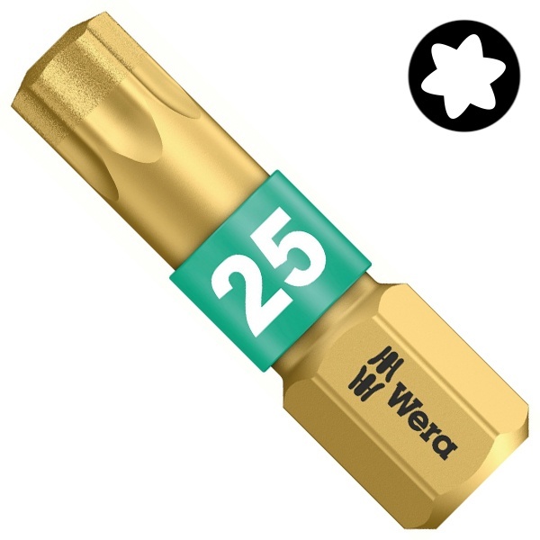 Бита Wera звездочка TORX BiTorsion TX 25 x 25mm 867/1 BDC